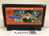 Dragon Quest III 3 Nintendo Famicom NES Japan - AJ8200