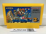Super Mario Bros. 3 Nintendo Famicom NES Japan - AJ8238