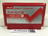 Donkey Kong 3 Nintendo Famicom NES Japan - AJ8289