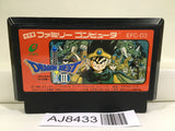 Dragon Quest III 3 Nintendo Famicom NES Japan - AJ8433