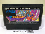 Dragon Quest 1 Nintendo Famicom NES Japan - AJ8913