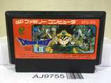 Dragon Quest III 3 Nintendo Famicom NES Japan - AJ9755