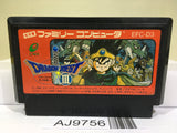 Dragon Quest III 3 Nintendo Famicom NES Japan - AJ9756