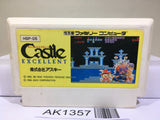 The Castle Excellent Nintendo Famicom NES Japan - AK1357