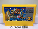 Super Mario Bros. 3 Nintendo Famicom NES Japan - AK1832