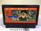 Dragon Quest III 3 Nintendo Famicom NES Japan - AK2215
