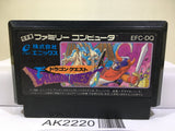 Dragon Quest 1 Nintendo Famicom NES Japan - AK2220