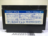 Family Tennis Nintendo Famicom NES Japan - AK2223