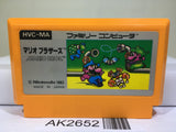 Mario Bros. Nintendo Famicom NES Japan - AK2652 - Photo 1