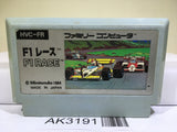 F1 Race Nintendo Famicom NES Japan - AK3191 - Photo 1