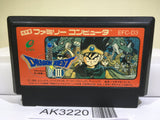Dragon Quest III 3 Nintendo Famicom NES Japan - AK3220 - Photo 1