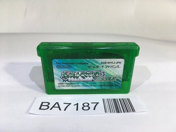 BA7187 Pokemon Emerald GameBoy Advance Japan