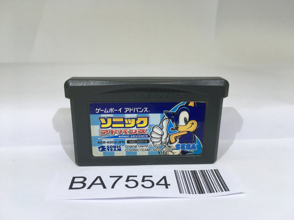 BA7554 Sonic Advance GameBoy Advance Japan
