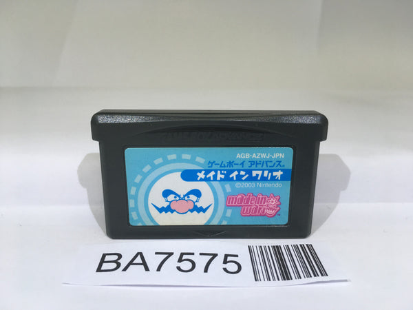 BA7575 Made in Wario Mario GameBoy Advance Japan