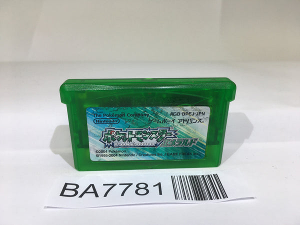 BA7781 Pokemon Emerald GameBoy Advance Japan