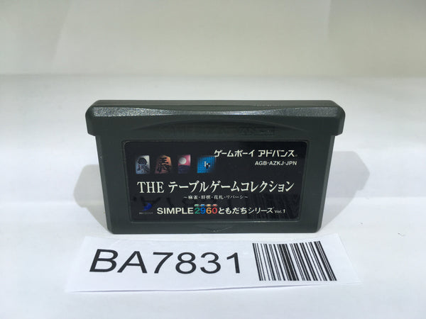 BA7831 Shogi Mah Jong Hanafuda Reversi Othello GameBoy Advance Japan
