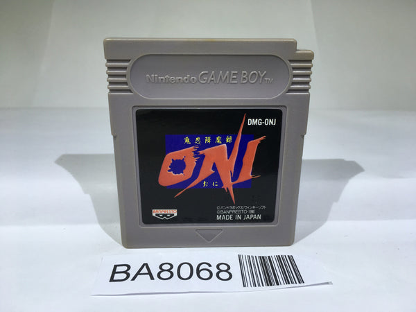 BA8068 Oni I 1 GameBoy Game Boy Japan