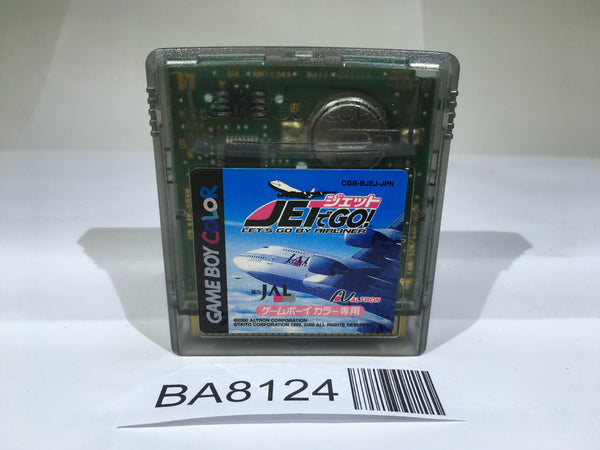 BA8124 Jet de Go! Let's Go By Airliner GameBoy Game Boy Japan