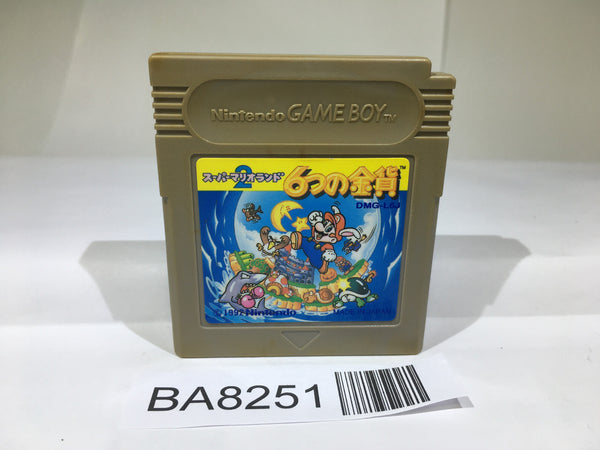 BA8251 Super Mario Land 2 6 Golden Coins GameBoy Game Boy Japan