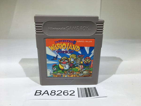 BA8262 Super Mario Land 3 Wario Land GameBoy Game Boy Japan