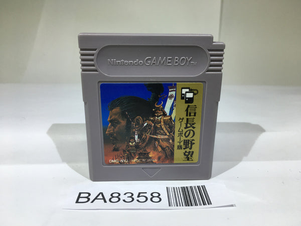 BA8358 Nobunaga's Ambition Nobunaga no Yabo GameBoy Game Boy Japan