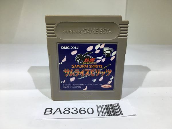 BA8360 Samurai Spirits Shodown GameBoy Game Boy Japan