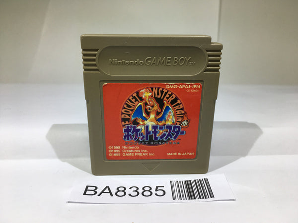 BA8385 Pokemon Red GameBoy Game Boy Japan