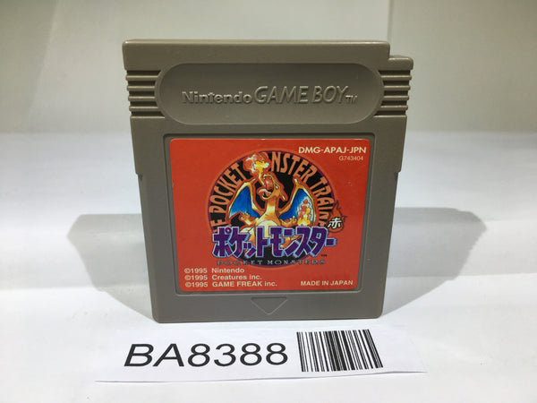 BA8388 Pokemon Red GameBoy Game Boy Japan