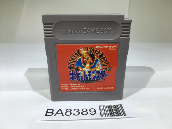 BA8389 Pokemon Red GameBoy Game Boy Japan