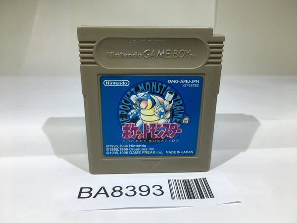 BA8393 Pokemon Blue GameBoy Game Boy Japan