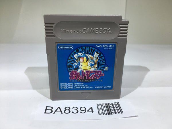BA8394 Pokemon Blue GameBoy Game Boy Japan