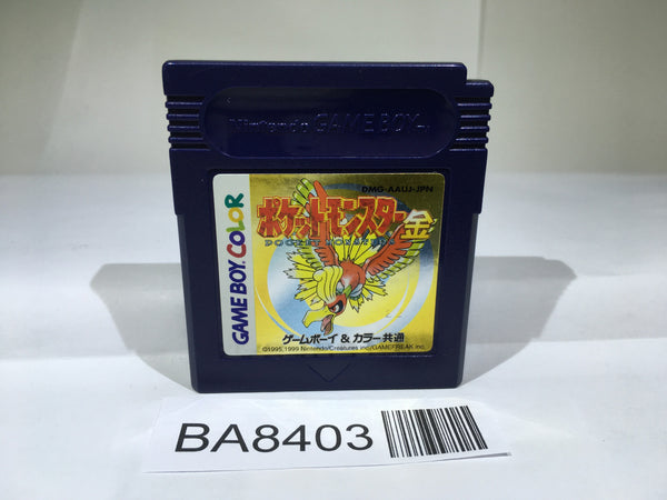 BA8403 Pokemon Gold GameBoy Game Boy Japan