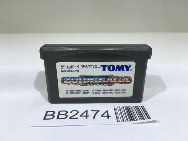 BB2474 Zoids Saga GameBoy Advance Japan