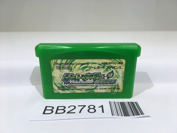 BB2781 Pokemon Leaf Green GameBoy Advance Japan