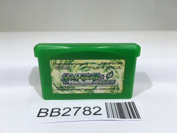 BB2782 Pokemon Leaf Green GameBoy Advance Japan