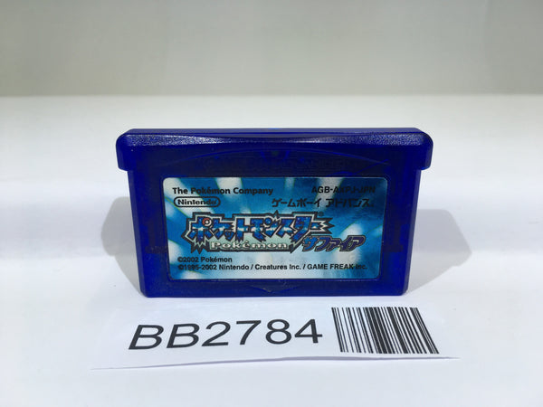 BB2784 Pokemon Sapphire GameBoy Advance Japan