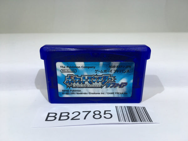 BB2785 Pokemon Sapphire GameBoy Advance Japan