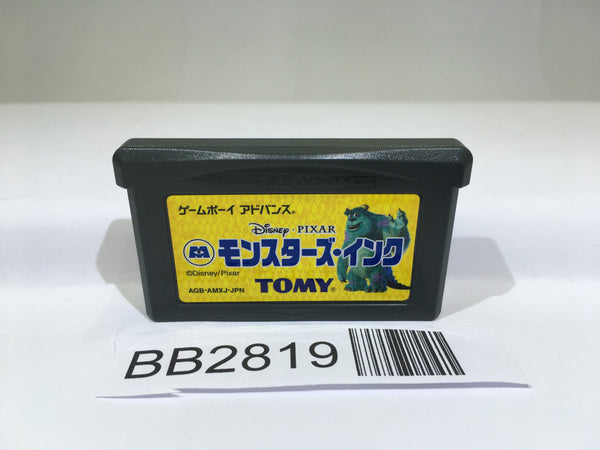 BB2819 Monsters, Inc. Disney Pixar GameBoy Advance Japan