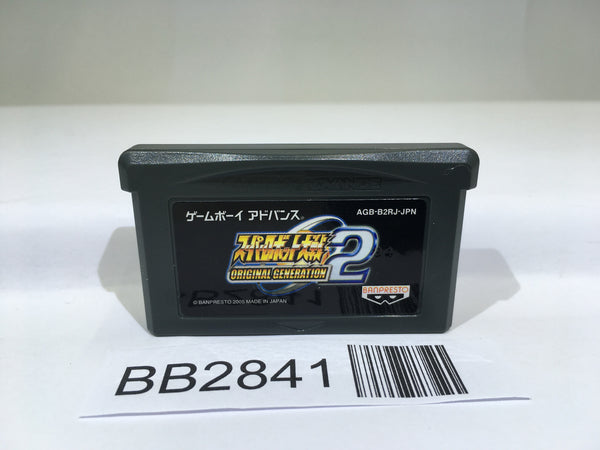 BB2841 Super Robot Wars 2 Original Generations GameBoy Advance Japan