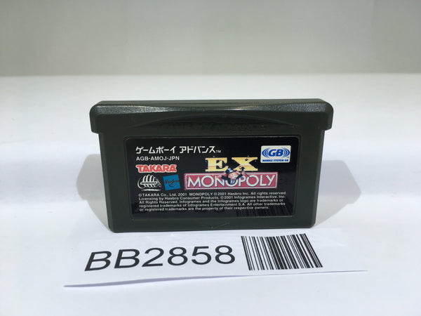 BB2858 EX Monopoly GameBoy Advance Japan