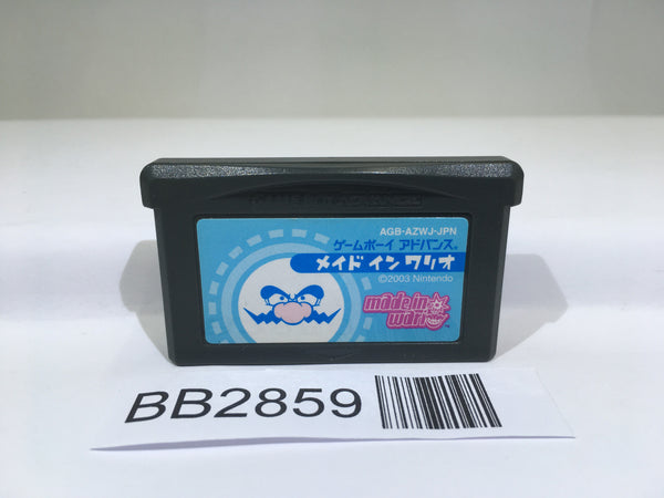 BB2859 Made in Wario Mario GameBoy Advance Japan