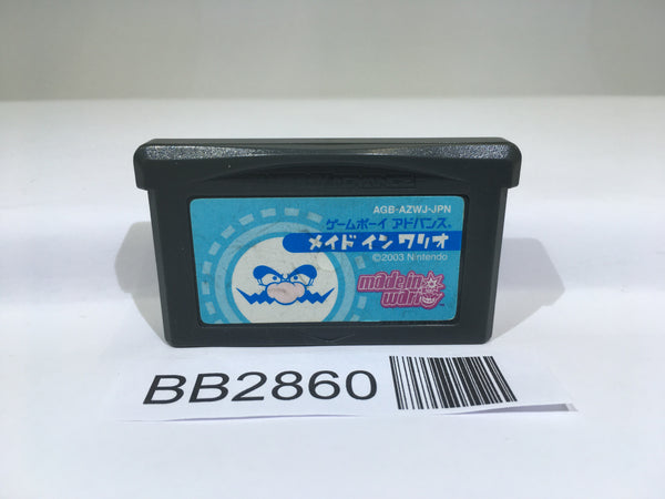 BB2860 Made in Wario Mario GameBoy Advance Japan