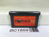 BC1859 Mother 1+2 EarthBound Nintendo GameBoy Advance Japan