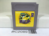 BC2089 Pokemon Pikachu Yellow Nintendo GameBoy Japan