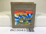 Super Mario Land 3 Wario Land Nintendo GameBoy Japan - BC3043