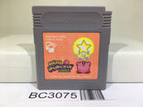 Kirby's Sparkling Kids Kirakira Nintendo GameBoy Japan - BC3075