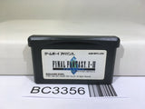 Final Fantasy I II 1 2 Advance Nintendo GameBoy Advance Japan - BC3356