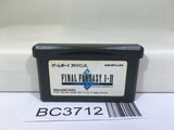Final Fantasy I II 1 2 Advance Nintendo GameBoy Advance Japan - BC3712