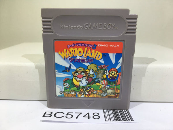 Super Mario Land 3 Wario Land Nintendo GameBoy Japan - BC5748