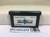 Final Fantasy I II 1 2 Advance - BC6029